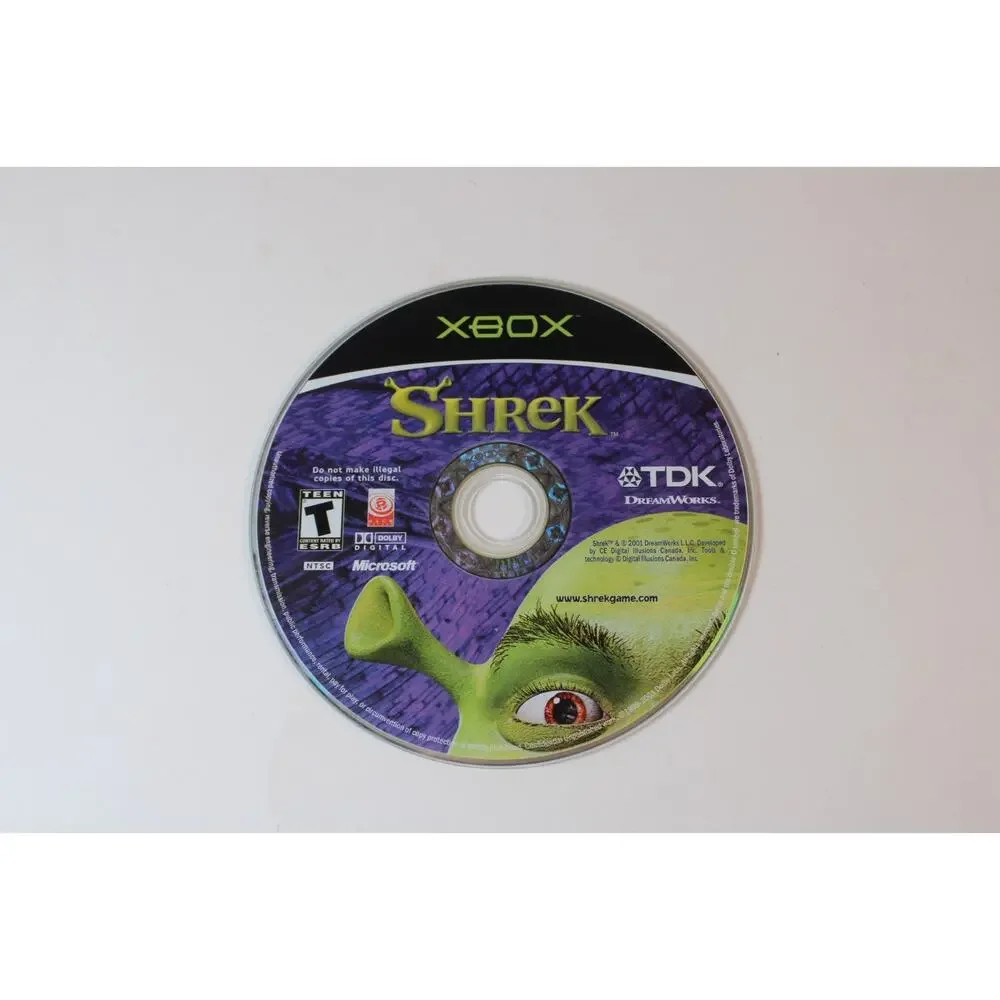 Shrek (Microsoft Xbox) Authentic, game disc only, Tested/works